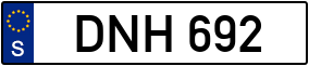 Truck License Plate